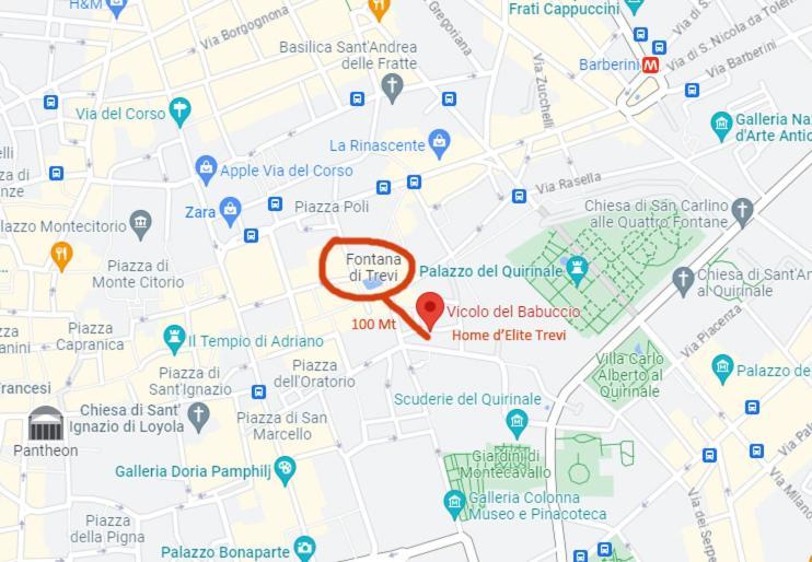 Home D'Elite Trevi Fountain Roma Eksteriør bilde